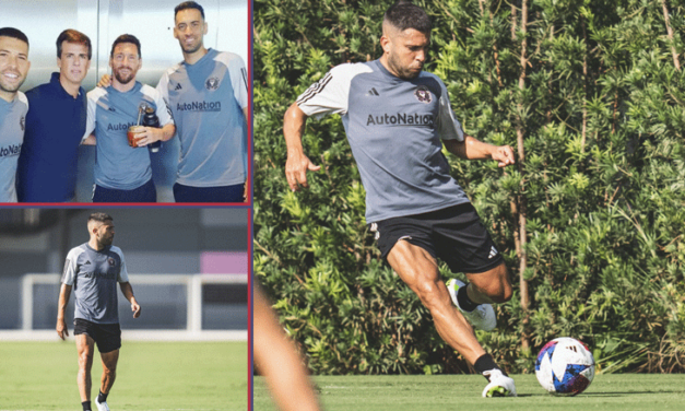 Jordi Alba entrenando con el Inter de Miami