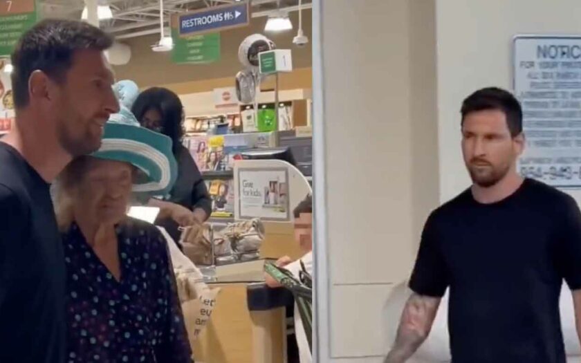Video de Messi comprando en un Publix de Miami