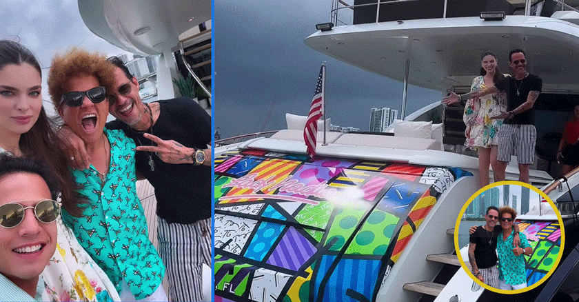 Romero Britto y Marc Anthony: Un Yate con Sello Artístico en Miami